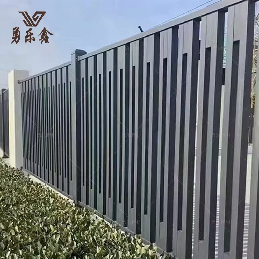 Custom Laser Cut Aluminum Balcony Garden Fence Railings Screen Panel Exterior Metal Fence Perforated Panel