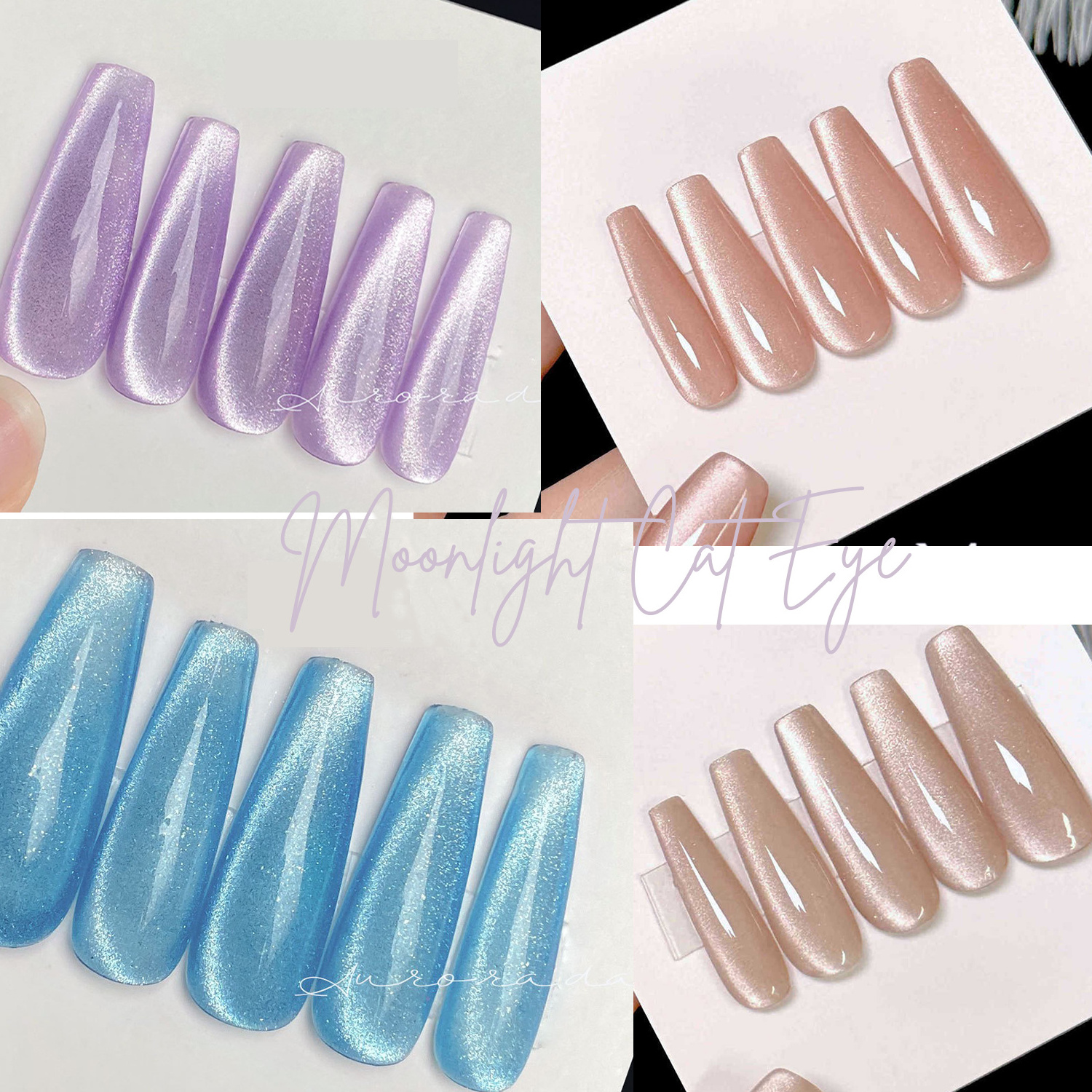 Newest YOUGEL Moonlight Cat Eye Gel polish Magic colorful Starry Color Gel polish OEM ODM Custom Labeling Cat Eye Polish Gel