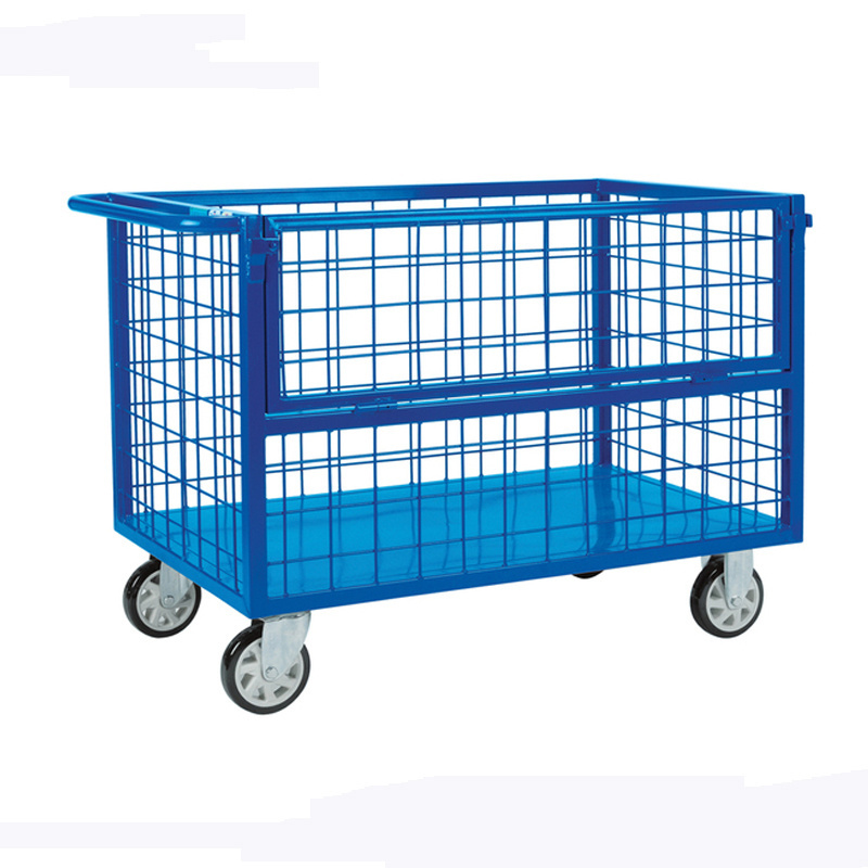 Firewood Hand Trolley Drawing Supplied foldable metal collapsible storage cage