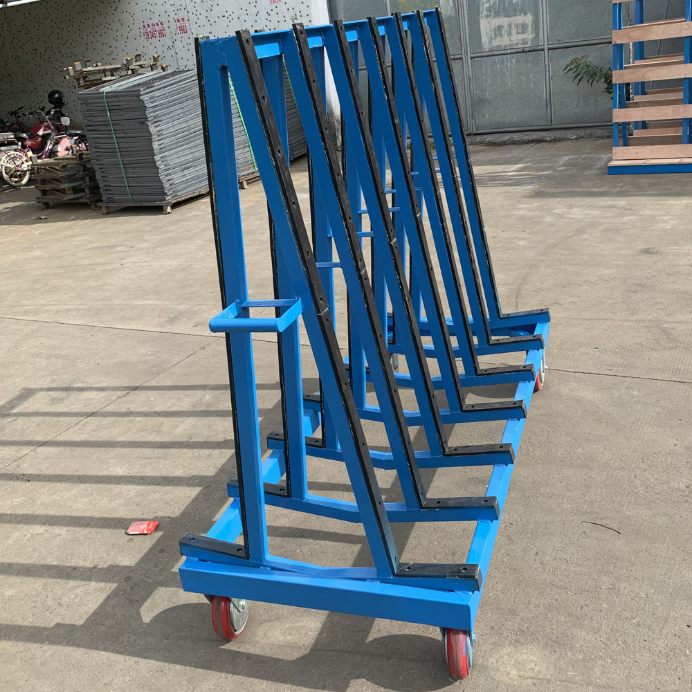 customized steel metal flat packing detached style glass racks for trucks glass transportation racks a frame glass rack