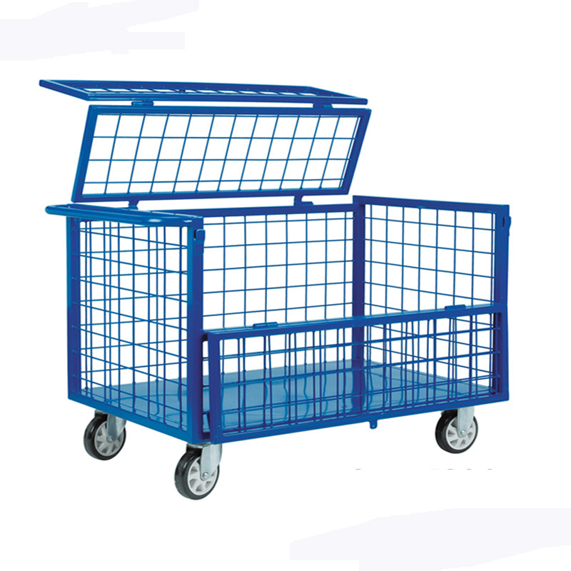 Firewood Hand Trolley Drawing Supplied foldable metal collapsible storage cage