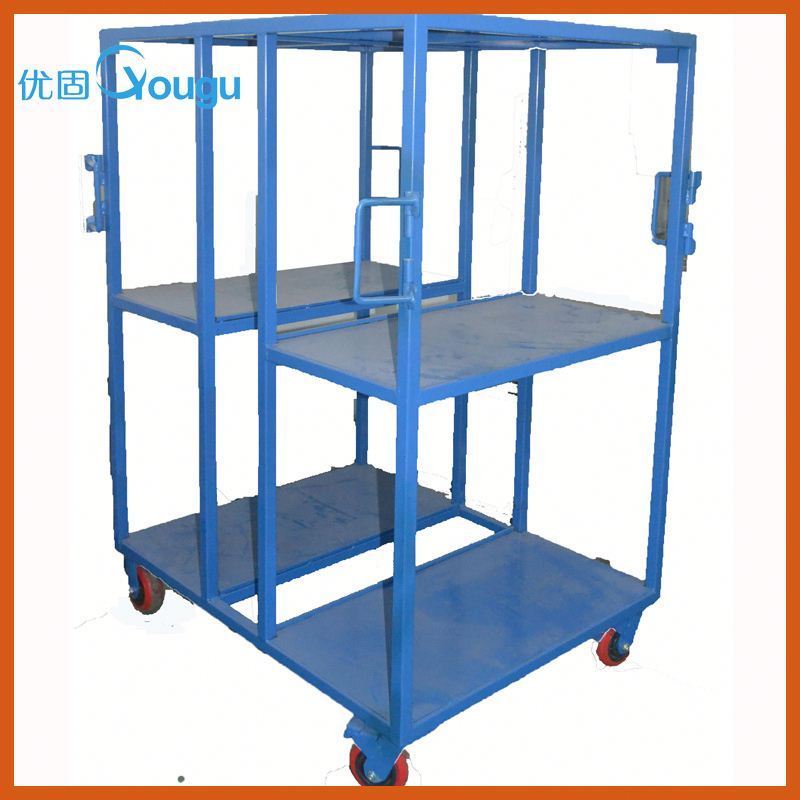 Firewood Hand Trolley Drawing Supplied foldable metal collapsible storage cage