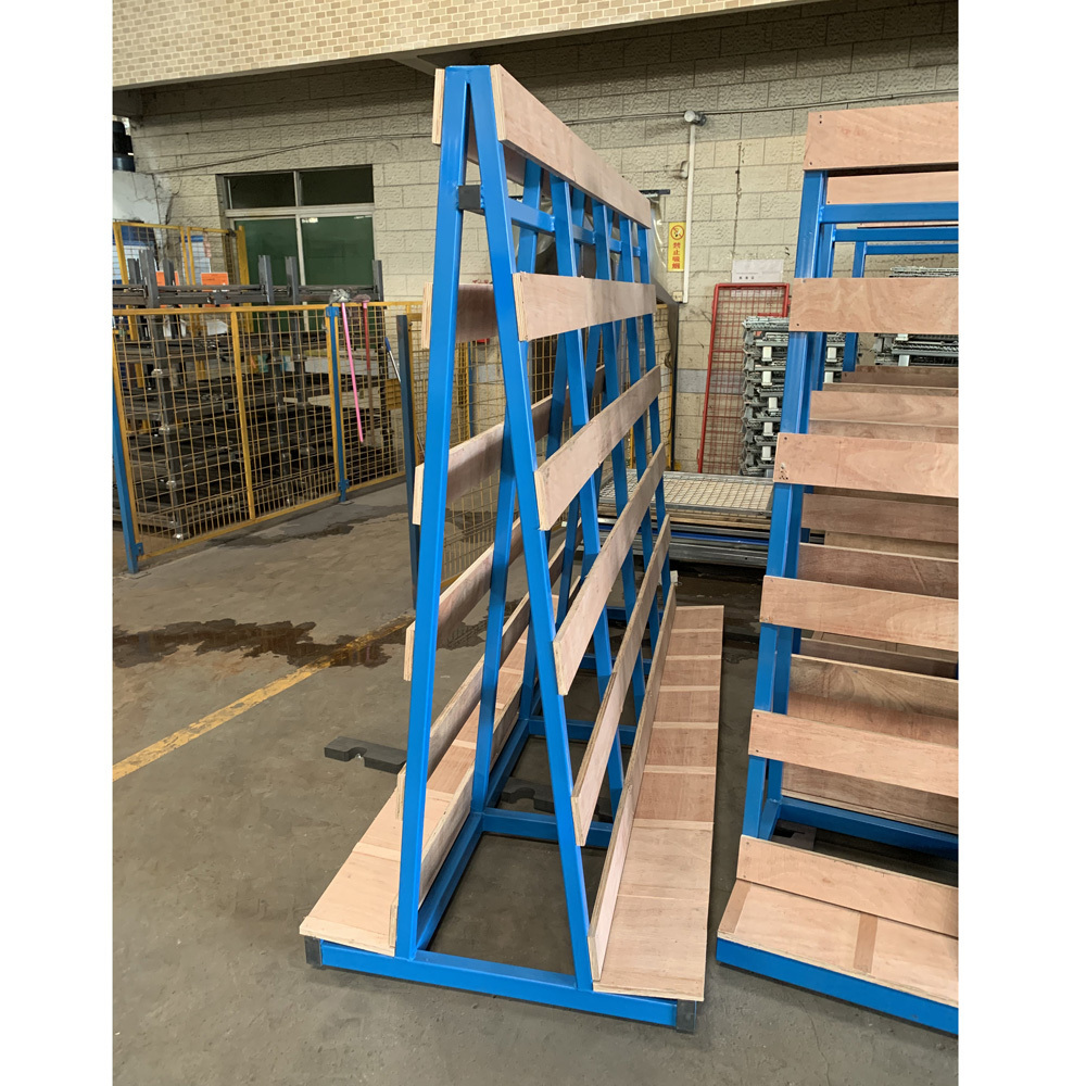 Customized warehouse racking system sliding rack double -layer spraying material storage rack