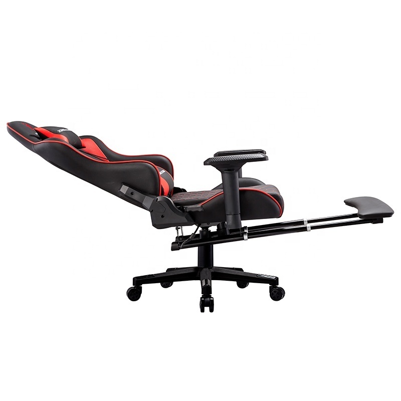 3D amrest black pu leather high back racing computer pc scorpion rgb chair gaming