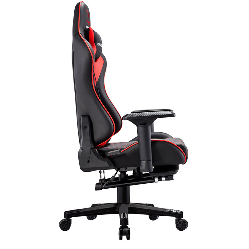 3D amrest black pu leather high back racing computer pc scorpion rgb chair gaming