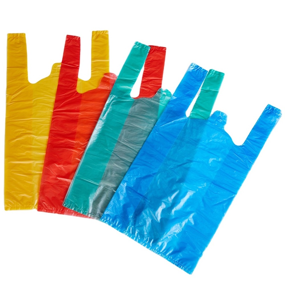 Polythene Bag Biodegradable Cornstarch Carrier Bags Plastic Work Home Packing Products Shopping