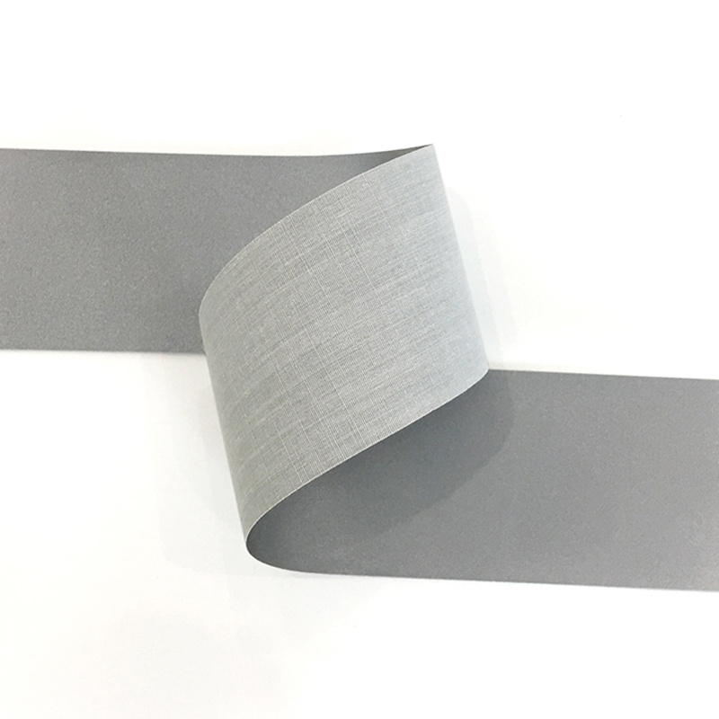 YouGuang High Light Polyester Silver Grey Reflective Material Reflective Tape for Fabric Clothes 1.5CM