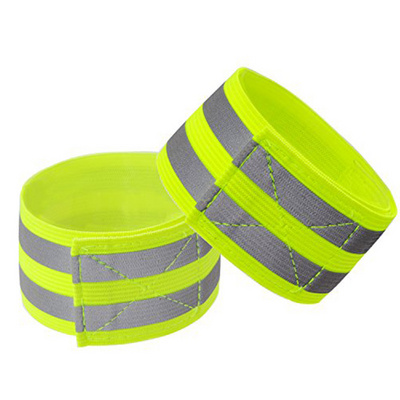 Reflective Bands Reflector Running Gear - Adjustable Reflective Armband Arm Wrist Ankle Leg Band - Reflective Tape Strap