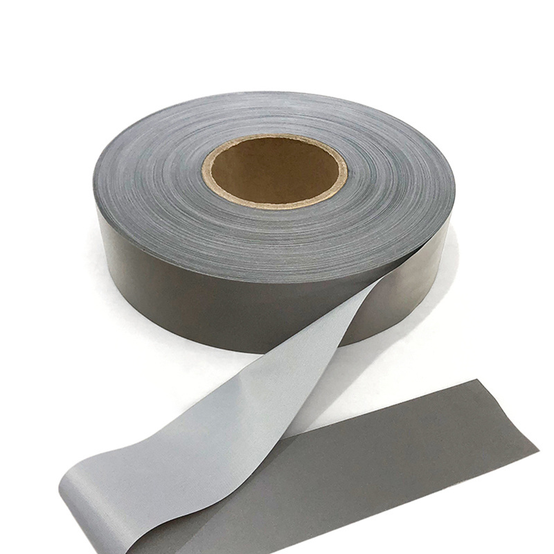 YouGuang High Light Polyester Silver Grey Reflective Material Reflective Tape for Fabric Clothes 1.5CM