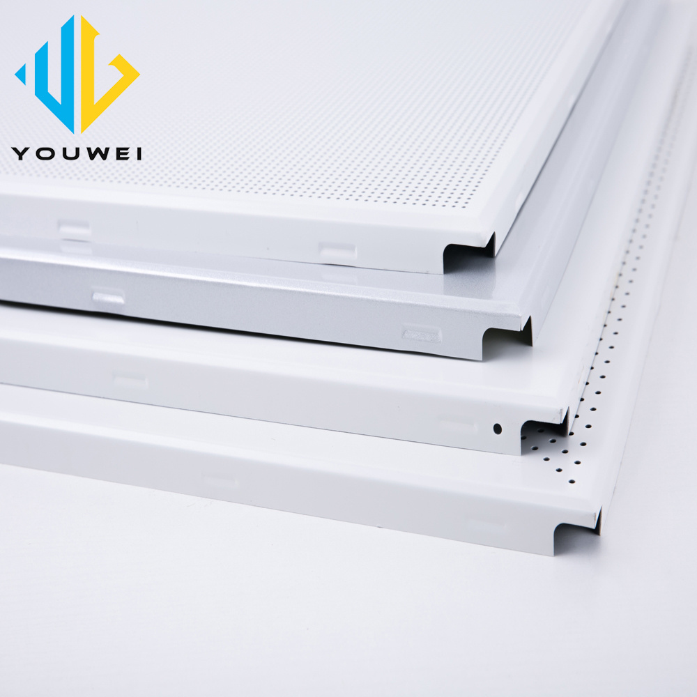 New Building Materials waterproof Different Types Of Aluminium suspended ceiling panels 600x600 board ceiling