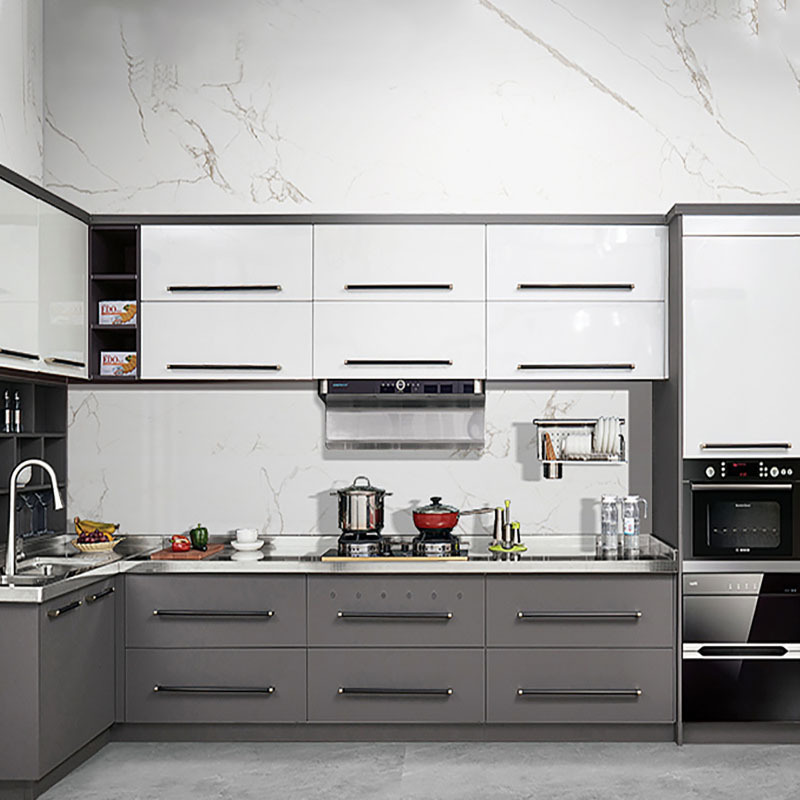 High Quality custom stainless steel cabinets kitchen furniture cupboards designs stainless steel modern kitchen cabinet