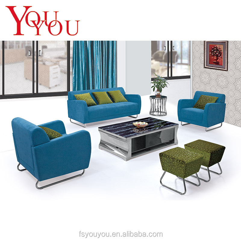 Foshan offical Luxury Office Furniture Modern Leather Sofa Set fabric sofa  offical room furniture