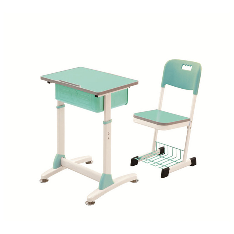 modern ABS school furniture student desk for school desk and chair set kids chair and table