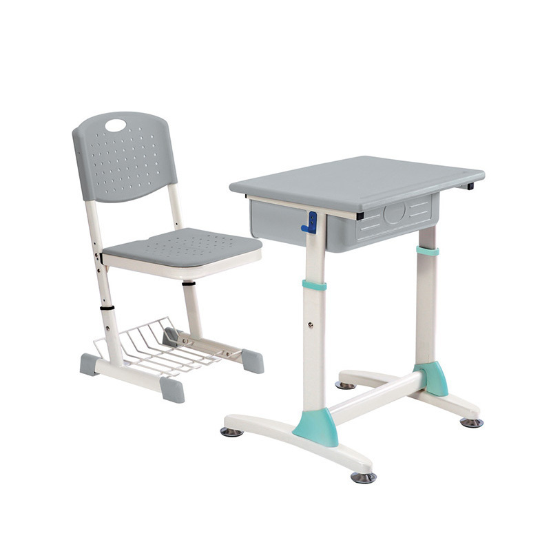 modern ABS school furniture student desk for school desk and chair set kids chair and table