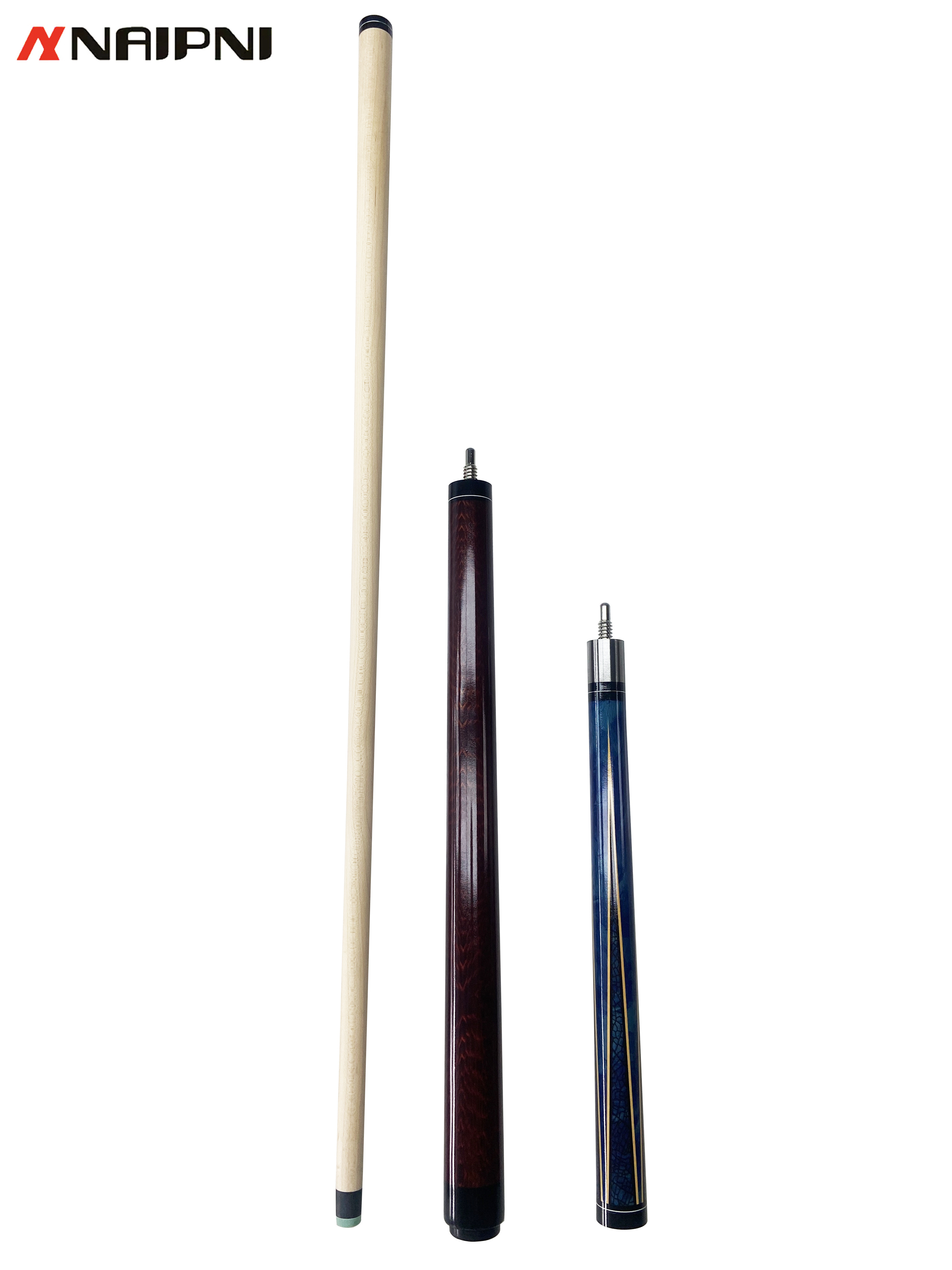 NAIPNI Professional promotion popular three part jump break maple pool cue