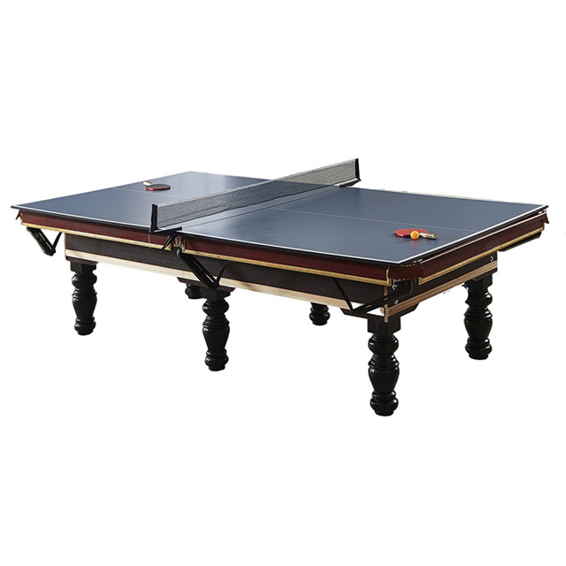 Nai Pin Snooker & Billiard table for wooden made with table tennis panel in Chinese factory