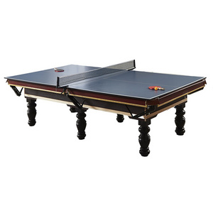 Nai Pin Snooker & Billiard table for wooden made with table tennis panel in Chinese factory