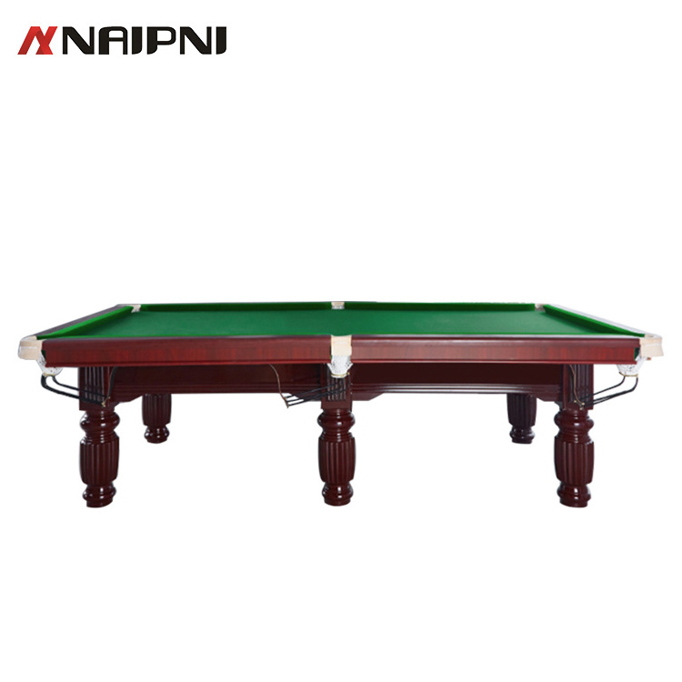 NAIPNI Professional 8 ft 9 ft Standard Solid Wood Multi-Functional 3-in-1 Billiard Pool Snooker Table