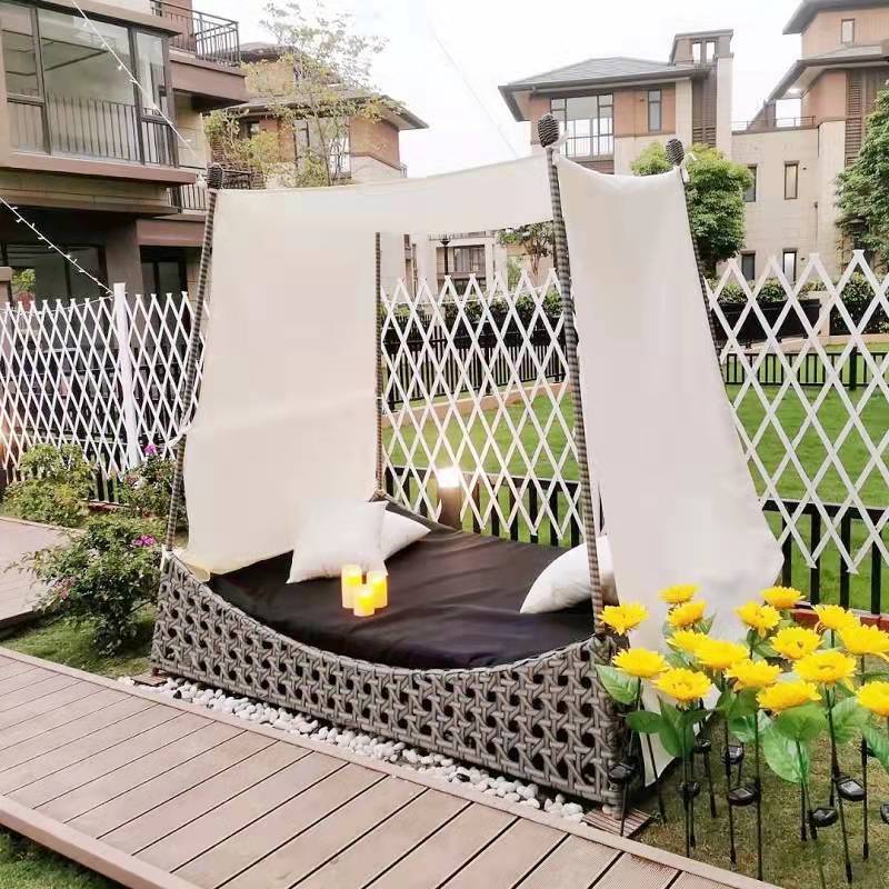 High quality hammock swing chair outdoor sofa bed terrace deck chair large round bed canopy swing chair modern recliner