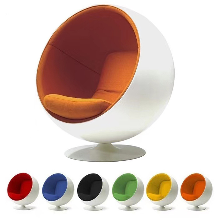 Modern Bluetooth Internet celebrity creative Swivel lounge chair Space cabin chair Designer Living Room space ball chair