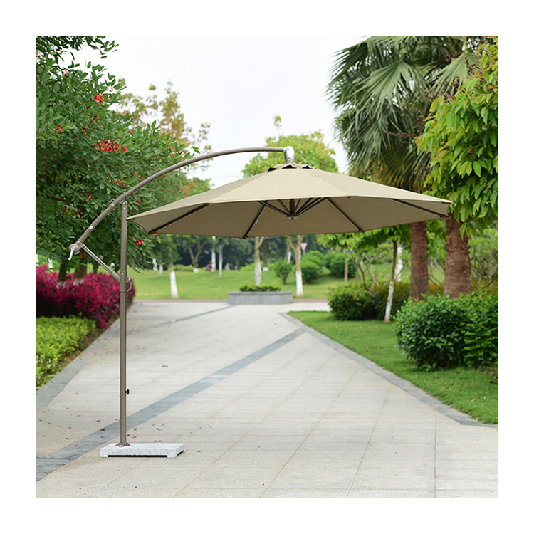 Outdoor market umbrella beach chair umbrella commercial marble base restaurant patio umbrella