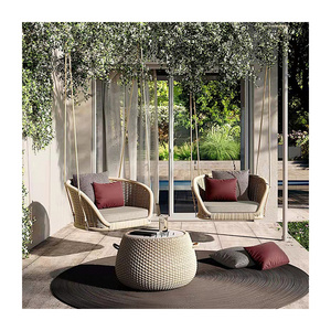 Outdoor rattan hanging basket swing chair balcony hanging chair leisure household hammock rattan chair garden swing