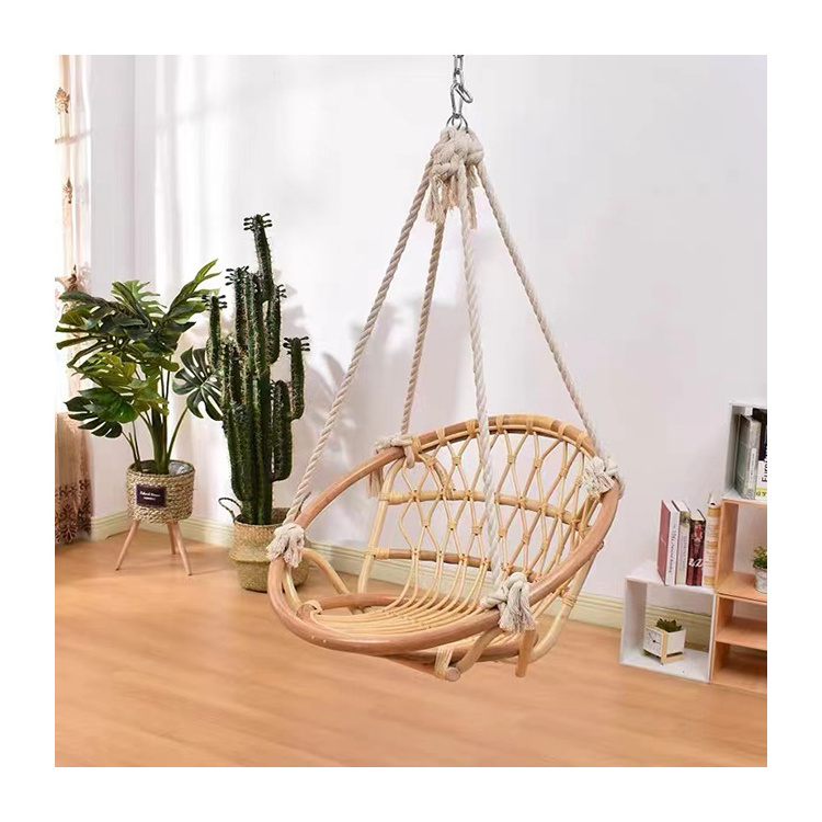 Hot sale  hammock dormitory round bedroom macrame hand made home decor hanging swing