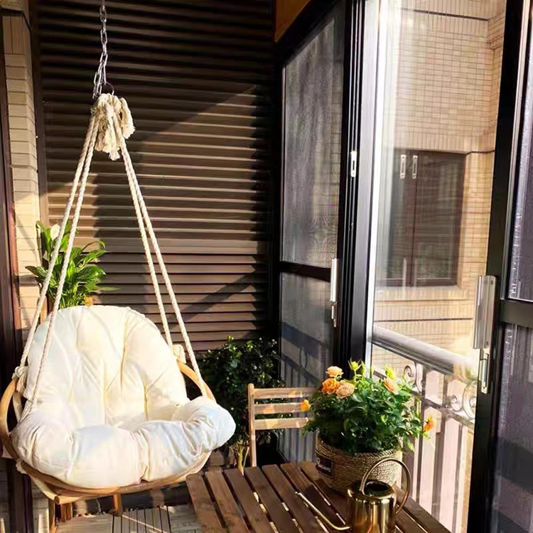 Hot sale  hammock dormitory round bedroom macrame hand made home decor hanging swing