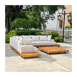 high quality solid wood garden sets leisure patio corner sofas outdoor sofa set teak