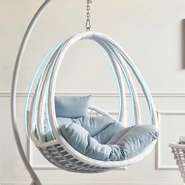 Home balcony lounge chair cradle chair swing indoor lazy hammock Bird's nest hanging basket rattan chair