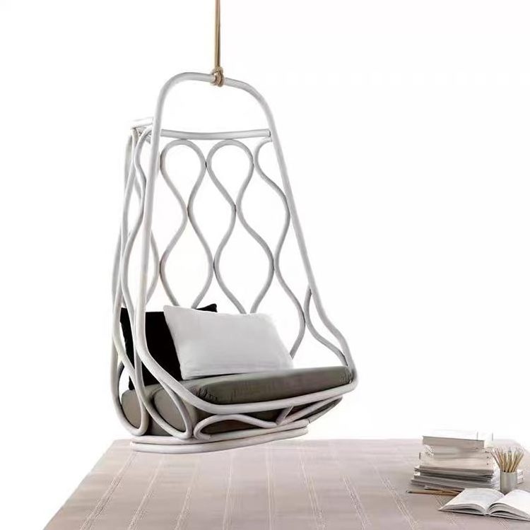 2022 design ceiling swing revolving luxury swing chair with stand metal hanging chair indoor