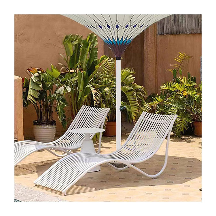 Outdoor beach Sun loungers Hotel swimming pool Waterproof loungers Terrace loungers