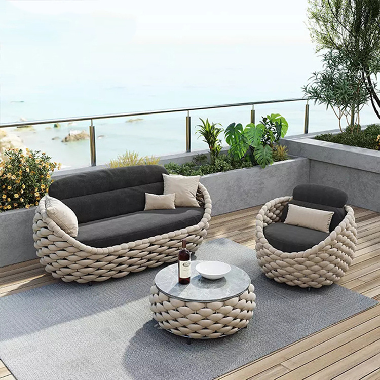 Factory Hot Selling Sofa Set Terrace Garden Hotel Outdoor Furniture