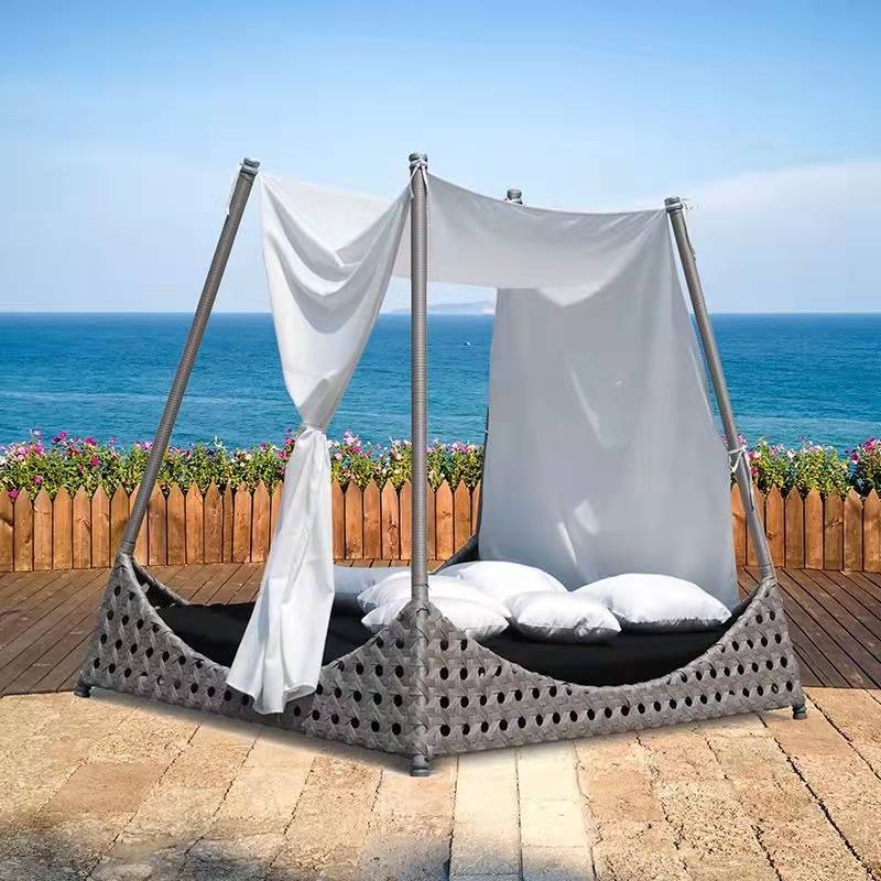 High quality hammock swing chair outdoor sofa bed terrace deck chair large round bed canopy swing chair modern recliner