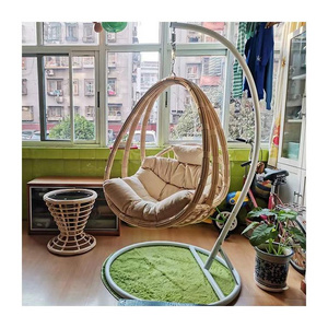 Good Quality Babies And Kids Swings Rattan Patio Swing With Stand Egg Chair outdoor