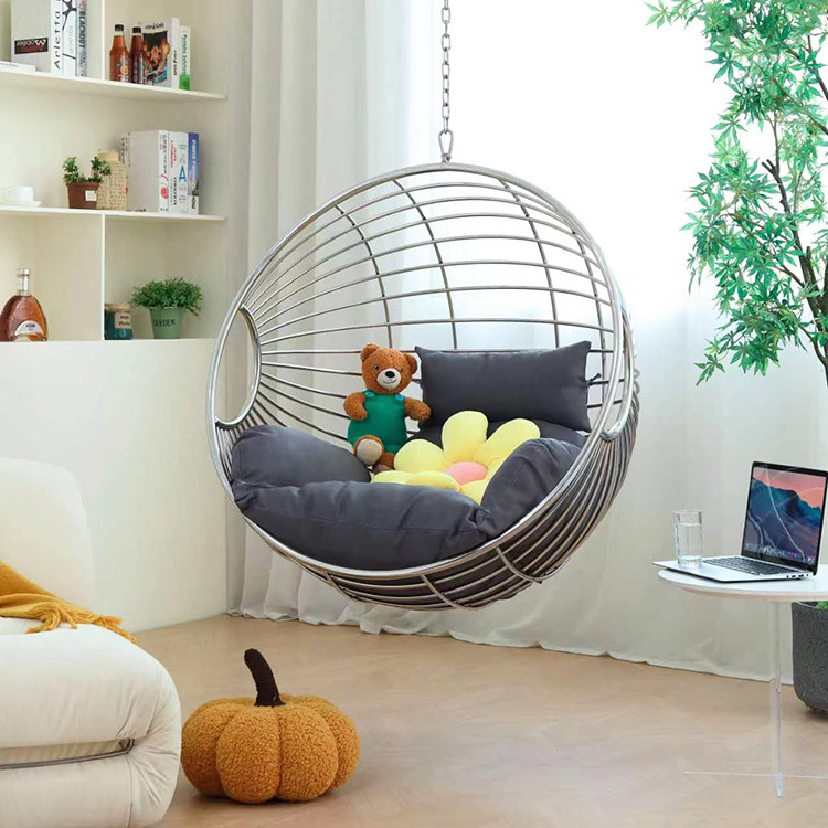 Golden  Bird's nest hanging chair  livingroom ball chair Factory Direct Sell Hanging Egg garden Chair