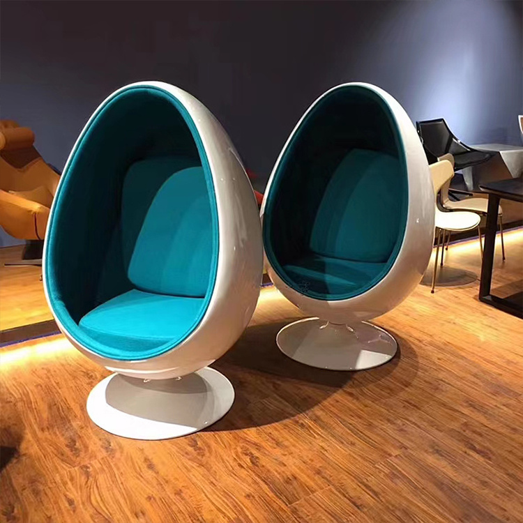 Leisure living room egg chair modern round sofa chair bedroom bubble lounge chair