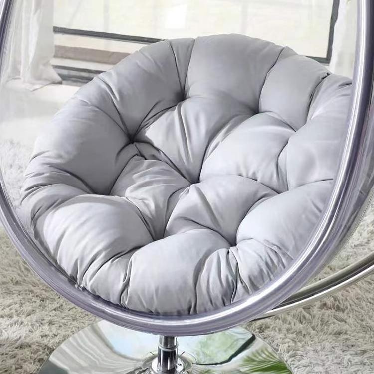 Indoor ball chair clear comfortable living room chairs egg hanging bubble chair with stand