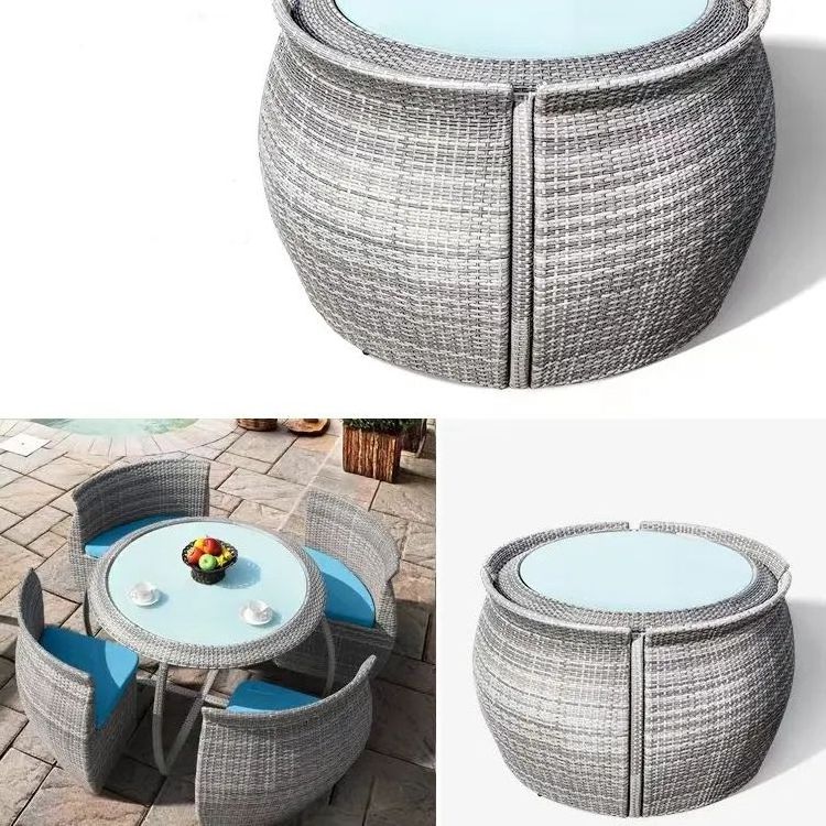 Outdoor Rattan tables and chairs Casual garden dining tables and chairs Patio furniture