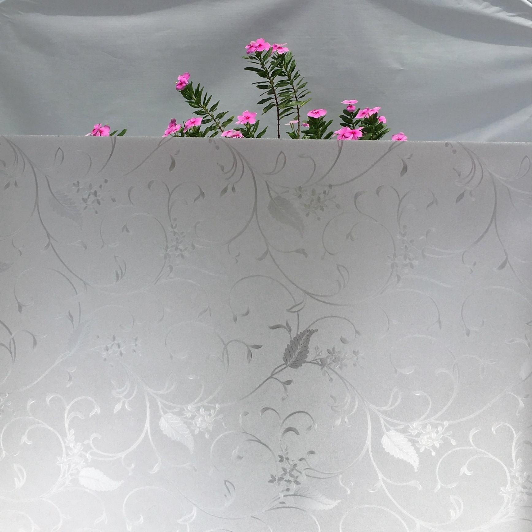 Latest style 10000 pattern pvc adhesive sticker soft pure frosted vinyl clear film for window privacy