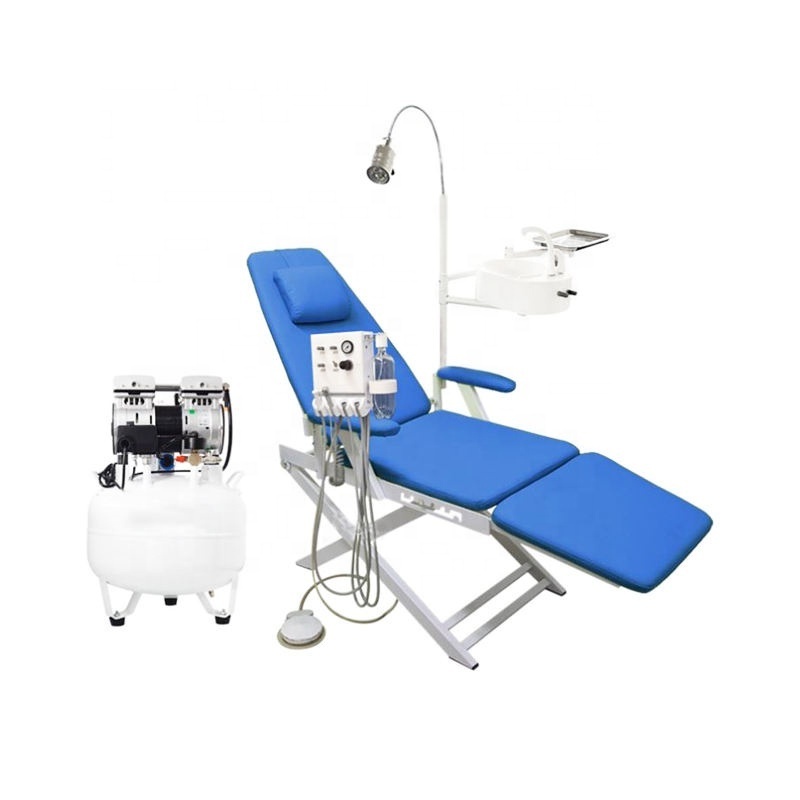 Cheap price Dental portable chair unit mobile folding chair with portable wall mounted turbine unit