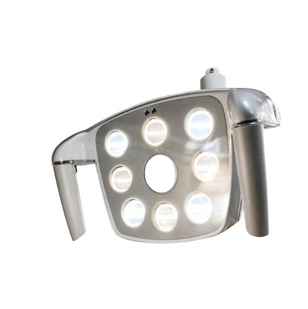 Dental chair unit high power surgical light 8 led bulbs operating theater implant lamp