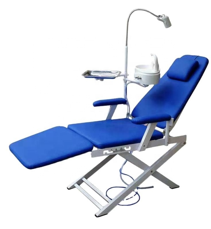 Cheap price Dental portable chair unit mobile folding chair with portable wall mounted turbine unit