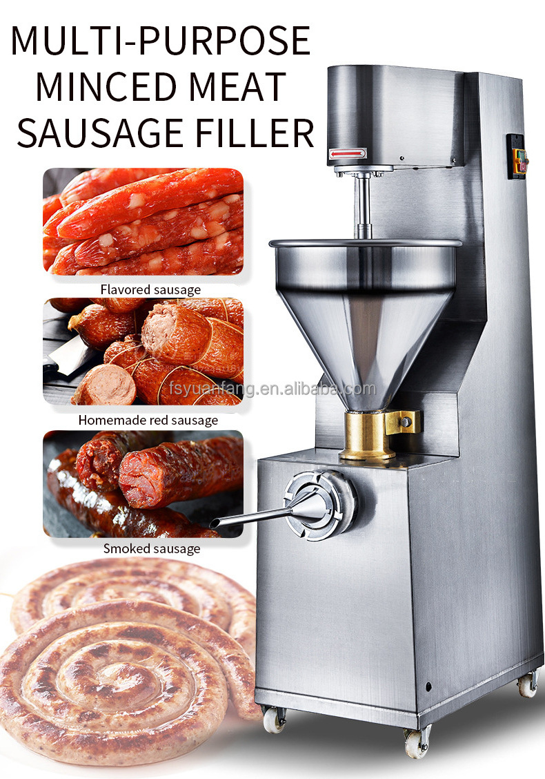 Electric Type Automatic Sausage Filler with Twister Sausage Stuffer Sausage Making Machine Italy Horus OEM Steel Power Food