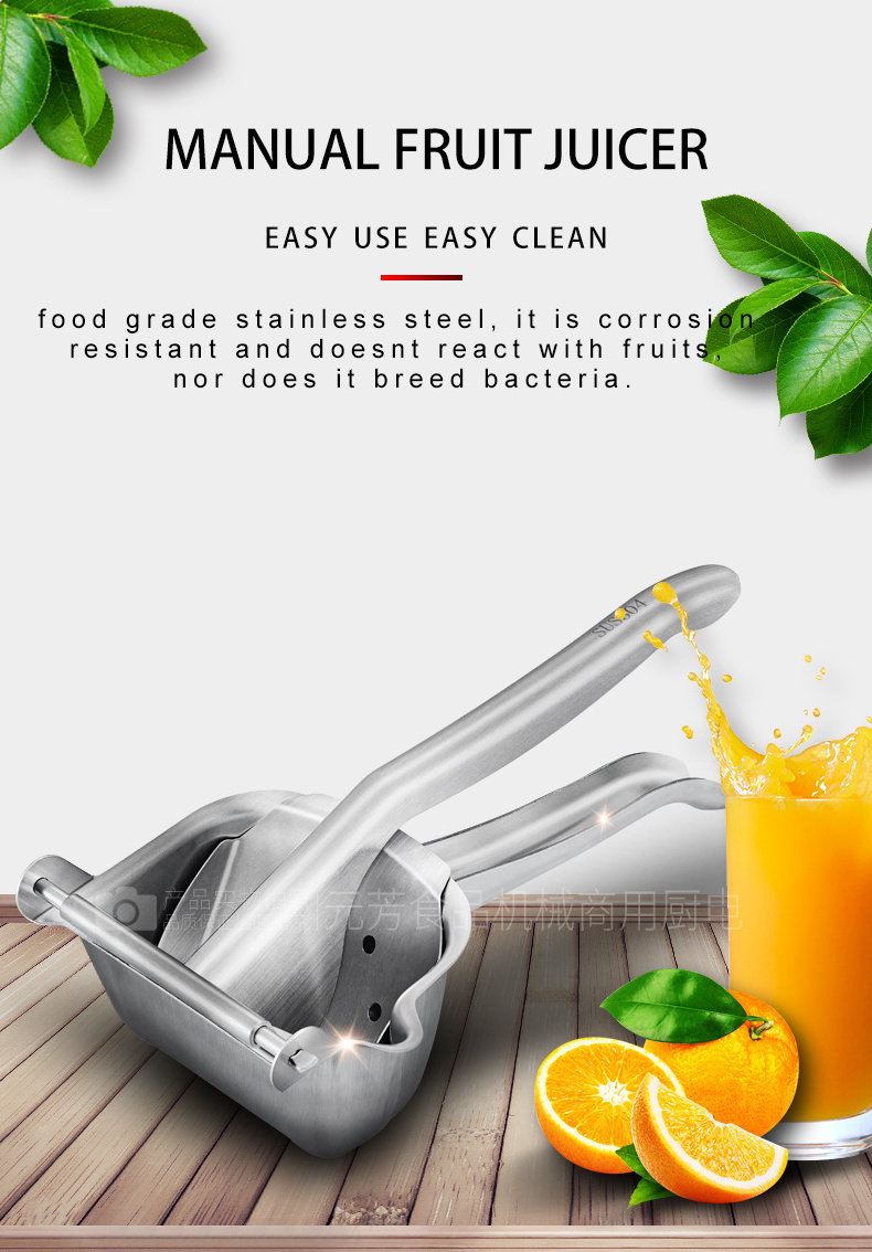 factory outlet 304 stainless steel  fruit tools manual juicer squeezer hand  fruit press juicer manual orange lemon juicer