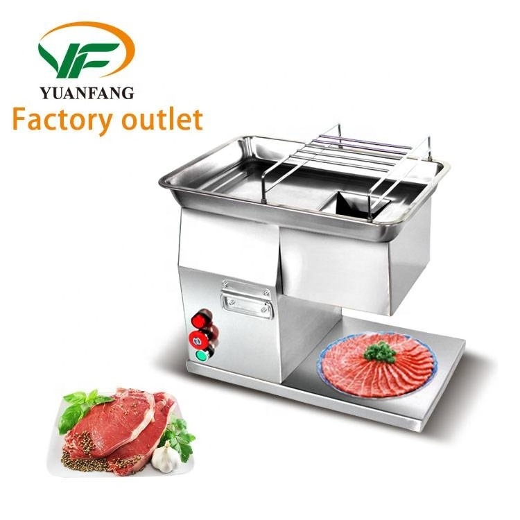 Factory outlet electric table type automatic commercial meat slicer cutter Shredded meat cutting machine