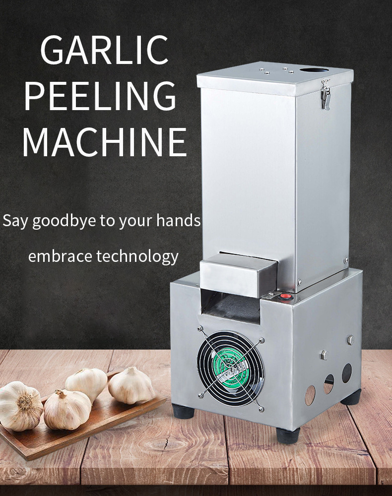 Factory outlet Restaurant Stainless Steel 25KG/H garlic clove separating Commercial Garlic Peeling Machine  For Sales