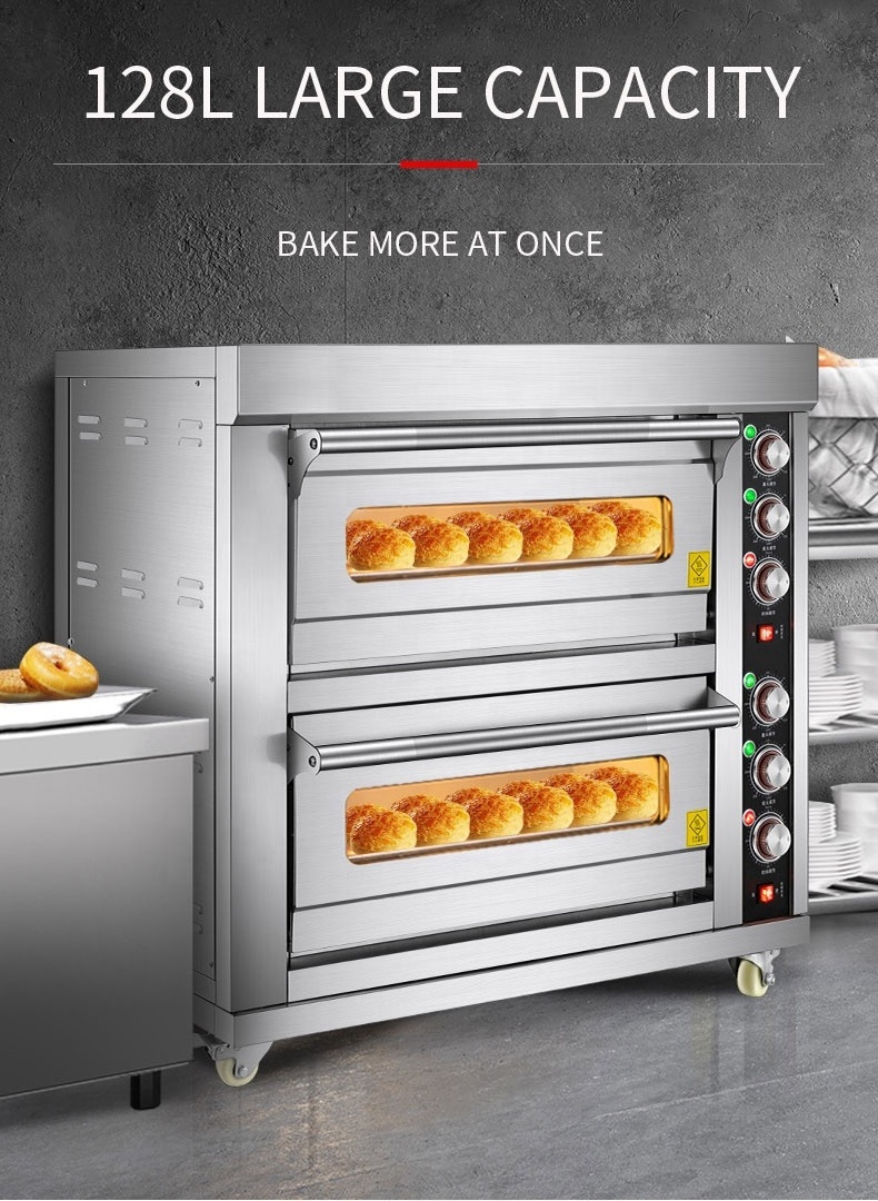 Factory outlet Commercial electric cake bread pizza oven bakery equipment  industrial  Baking horno 5 trays ovens