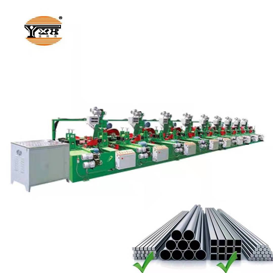 Square Pipe Mirror Matted Brushed Surface Metal Tube Polishing Machine