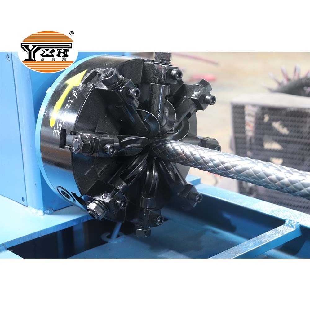 Automatic Decorative Stainless Steel Carbon Steel Iron Aluminum Pipe Twisting Machine